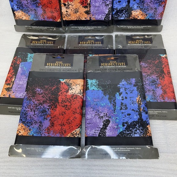 8x Design Perspectives Wallpaper Border, Modern Color Splash 90s, 120 ft Total - Picture 4 of 6